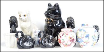 A collection of ceramic items to include a Mason's