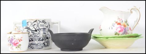 A collection of ceramics to include Crown Derby po