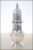 A Victorian silver hallmarked pepper pot by D & J