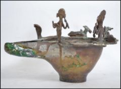 An unusual anglo colonial cast metal 19th century