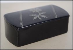 A 19th century gentlemans papier mache and white m