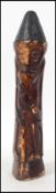 An African carved bone fertility figure the phalli
