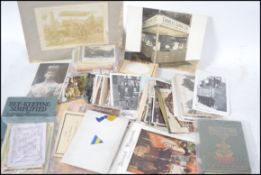 A small collection of postcards, greeting cards, c