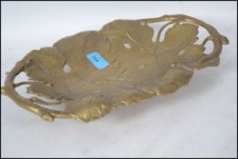 A large 19th century / 20th century brass centrepi