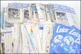 A collection of football programs for Peterborough