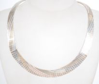 A vintage sterling gilt silver Cleopatra necklace