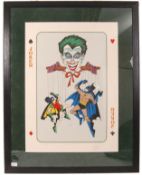 BATMAN THE JOKER SIGNED LITHOGRAPH