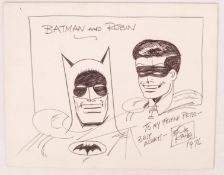 BATMAN BOB KANE SKETCH