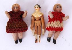 ANTIQUE MINIATURE DOLLS