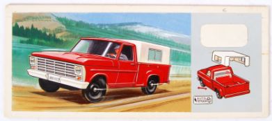 RARE MATCHBOX ORIGINAL ARTWORK