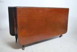 A 19th century Victorian large solid mahogany drop