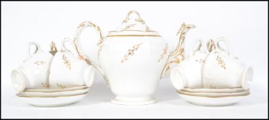 A 19th century Victorian Staffordshire tea service