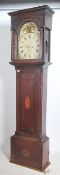 A 19th Century Scottish mahogany tall painted face