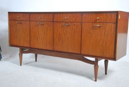 A good 1970's teak wood sideboard raised on a turn
