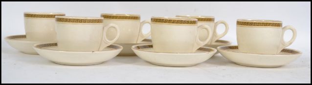 A Retro mid century Sampson & Bridgwood six piece