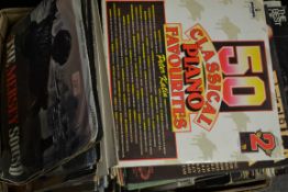 A large collection of Lp's records to include many