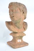 A large 20th century terracotta type cast classica