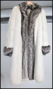 A 20th century full length Arctic Fox fur coat by