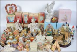 A large collection of cherished teddies. All of re