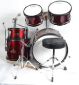 A Mirage 20th contemporary childs drum kit - set b