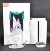 A Swarovski crystal glass SCS 2001 Harlequinn figu