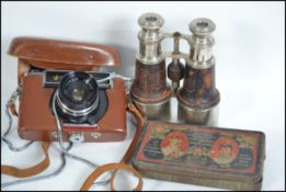 A vintage Yashika ' J ' camera complete with lens