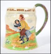 An early 20th century Crown Devon musical Ilkla Mo