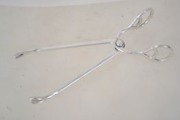 A pair of silver 800 marked DRGM sugar nips of sim