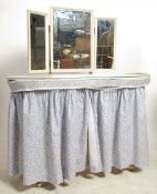 A mid century / 1950's kidney shaped painted dress