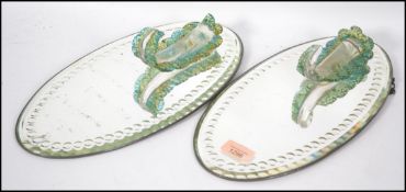 A pair of 19th century Venetian Gypsy style wall m