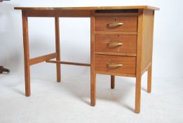 A 1940's Air Ministry clerks desk being raised on