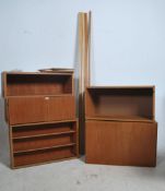 A 1970's retro modular  teak Danish PS system wall