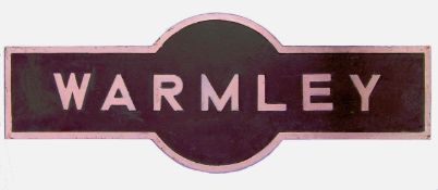 WARMLEY STATION SIGN