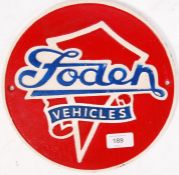 FODEN WALL PLAQUE