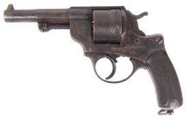 19th CENTURY FRENCH REVOLVER