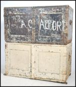 A rare pair of 19th century campaign chest travel