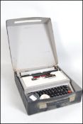 A retro 1970's Underwood 315 model portable typewr
