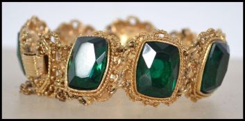 A vintage 20th century Sphinx statement bracelet i