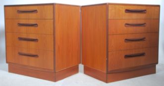 A pair of retro 1970's G-plan teak wood ' Kelso '