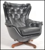 A stunning 1960's Egg chair in the manner of Arne