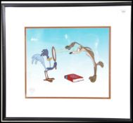 A framed limited edition Warner Brothers sericell