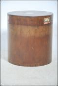 A good early 20th century large wooden hat box com