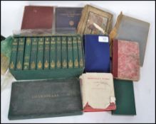 A boxed mid 20th century set of Shakespeare books