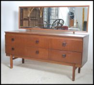 A retro 20th century teak wood Danish influenced d
