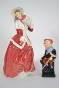 2 Royal Doulton figurines to include Tiny TIm & Ch