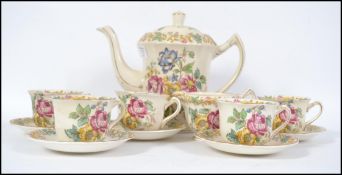 A 1970's retro James Kent Staffordshire chintz pat