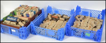 A collection of ex radio rental 1940s, 1950s and 1