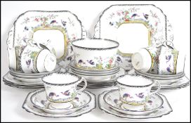 A stunning early 20th century Melba Ware tea servi