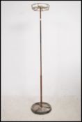 A vintage mid 20th century metal hat / stick stand