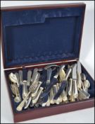 A good cased  harlequin Sheffield Plate canteen of